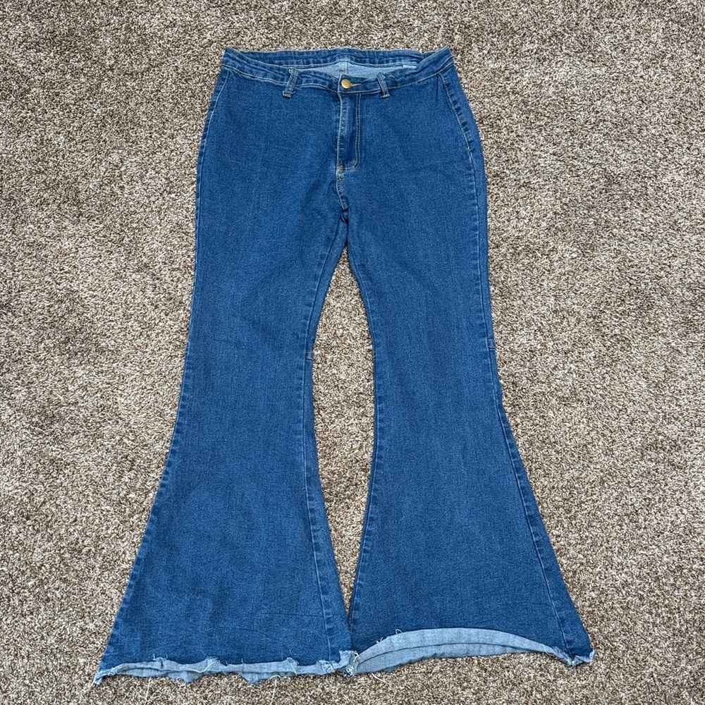 Women's Blue Bell Bottom Jeans